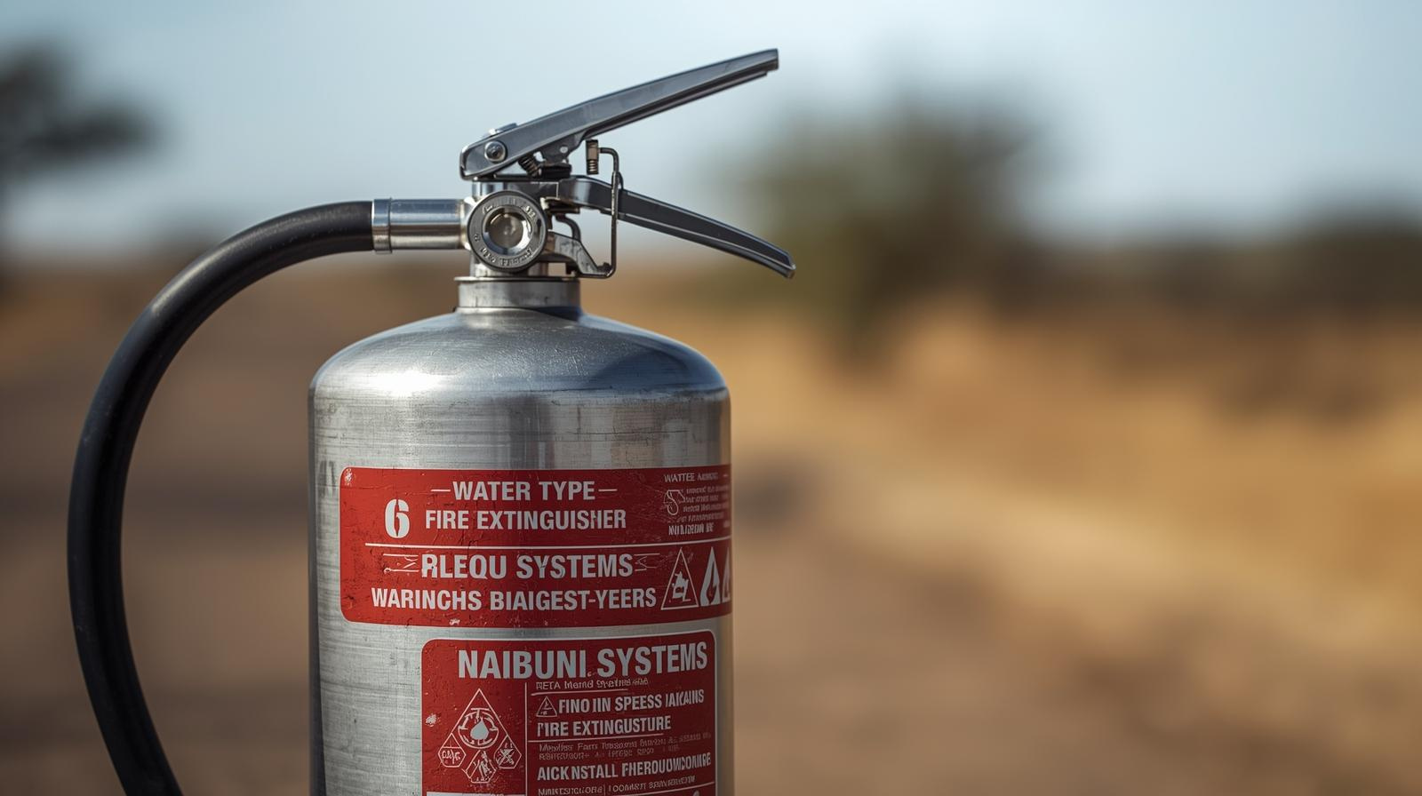 9L Water Type Fire Extinguisher 2